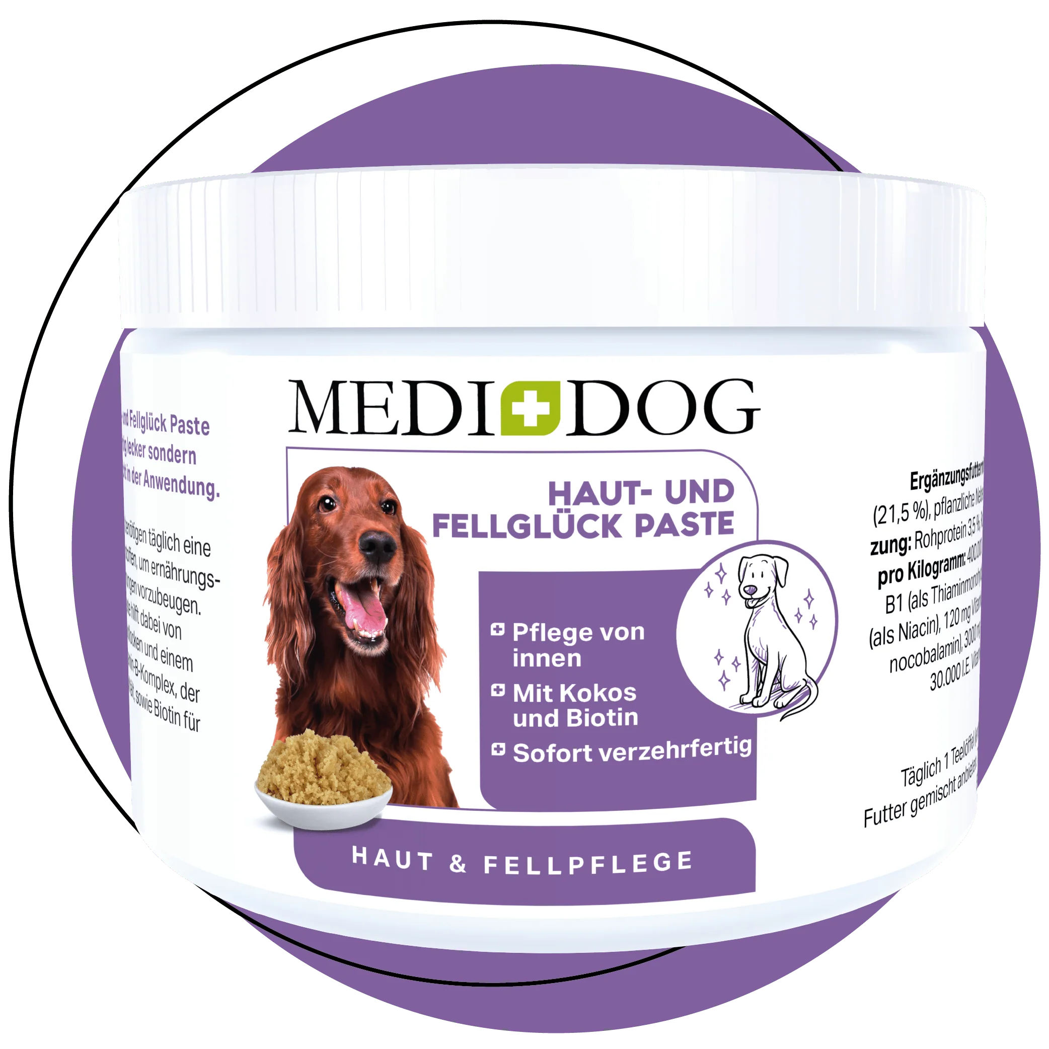Medidog Skin & Coat Paste 500g