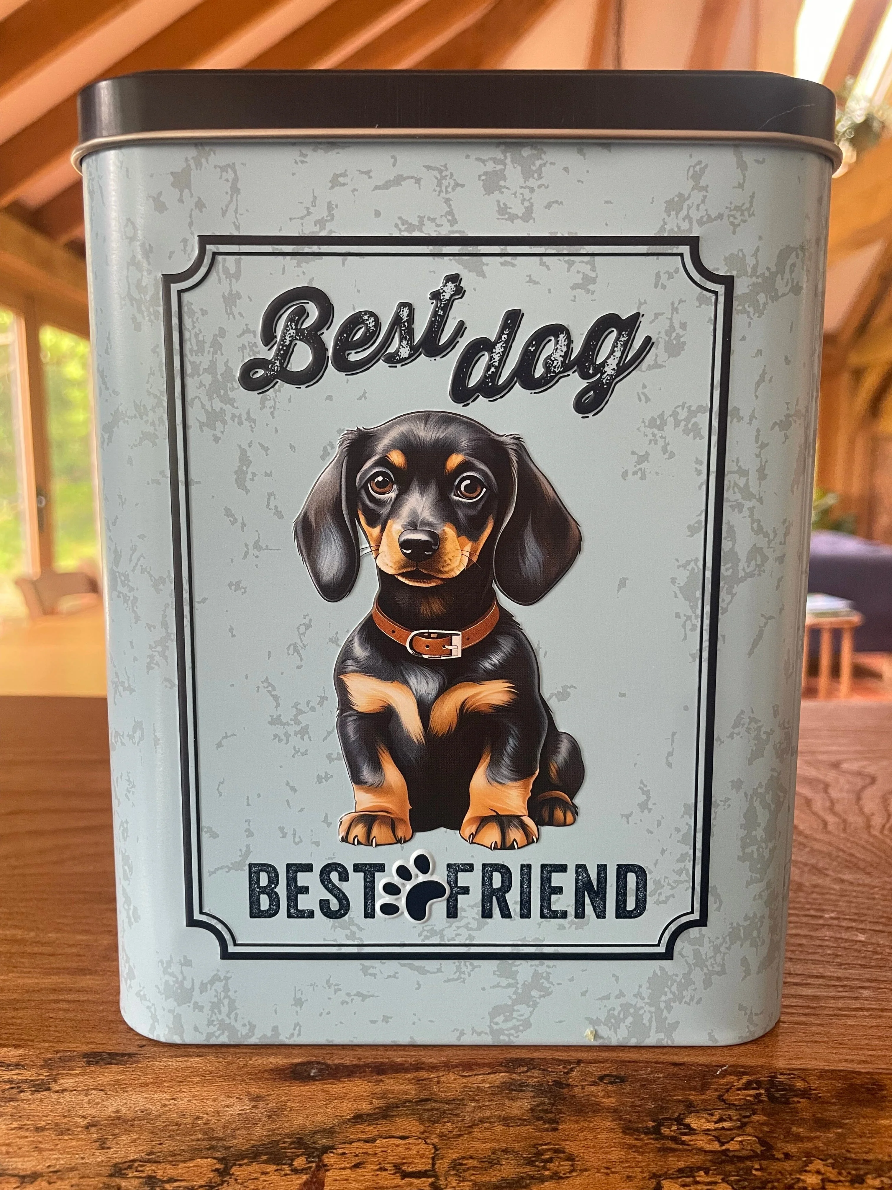 Retro Dog Treat Tin - Image 2